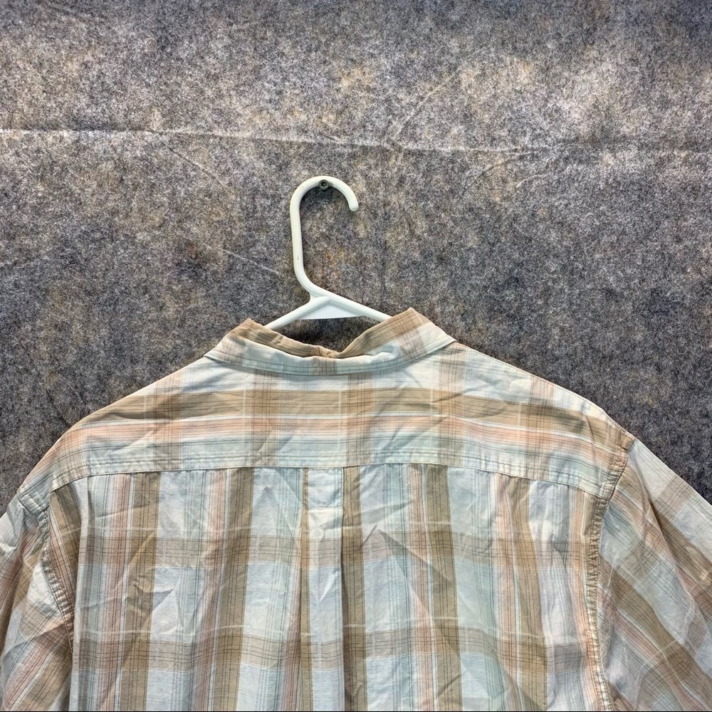 Calvin Klein Shirt Men's Large Adult Cream Long Sleeve Cotton Lightweight - Picture 6 of 10